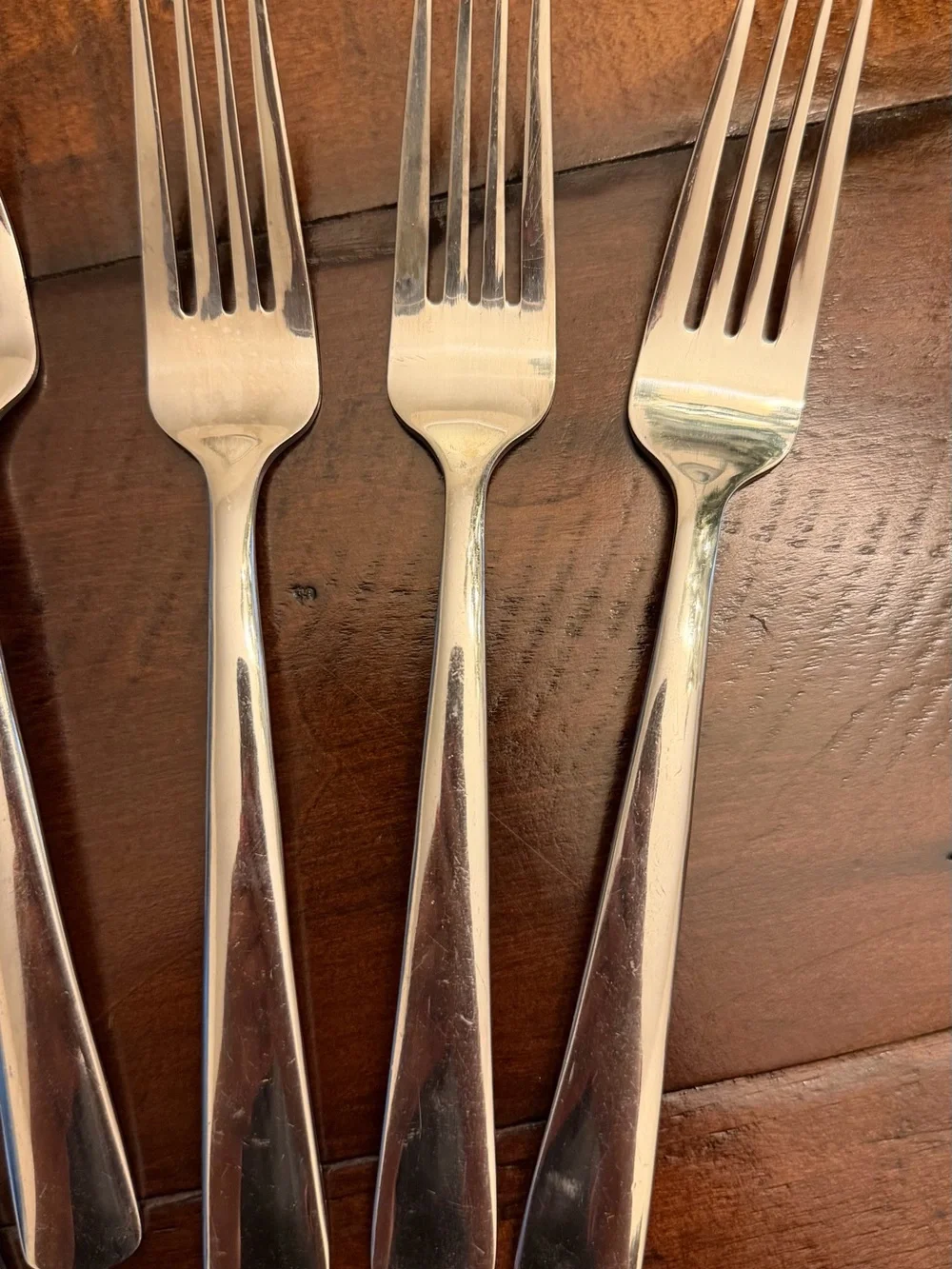 7 Oneida Aptitude Everyday Flatware Forks 18/0 Stainless Steel Silverware